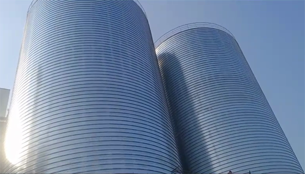 资溪2座混凝土高架卷板仓